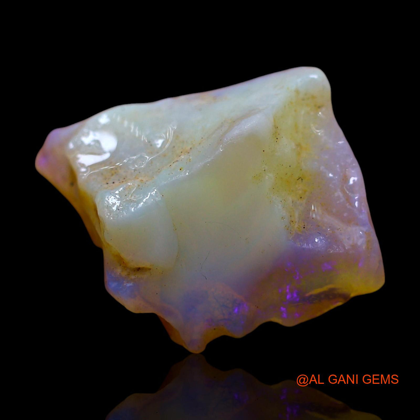 6.00 Cts Natural Australian Fire Opal Loose Gemstone Fancy Rough 13x12x6 mm RF-38