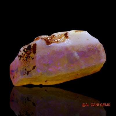 Natural Untreated Fire Opal Loose Gemstone Fancy Rough From Australia 5.00 Cts 16x10x7 mm RF-392
