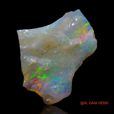 2.00 Cts Natural Australian Fire Opal Loose Gemstone Fancy Rough 14x13x2 mm RF-394