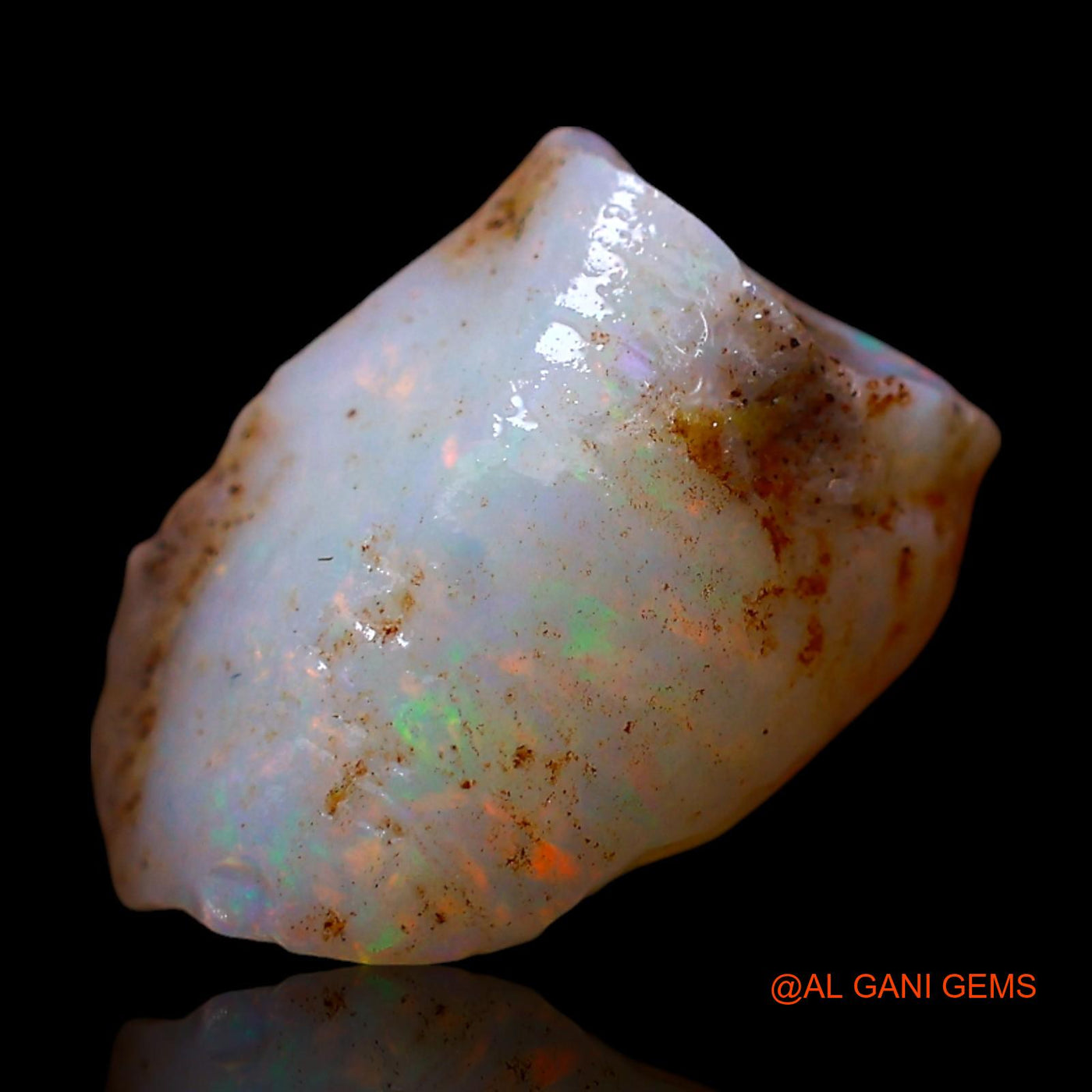 2.00 Cts Natural Australian Fire Opal Fancy Rough Loose Gemstone For Jewelry 11x8x4 mm RF-397