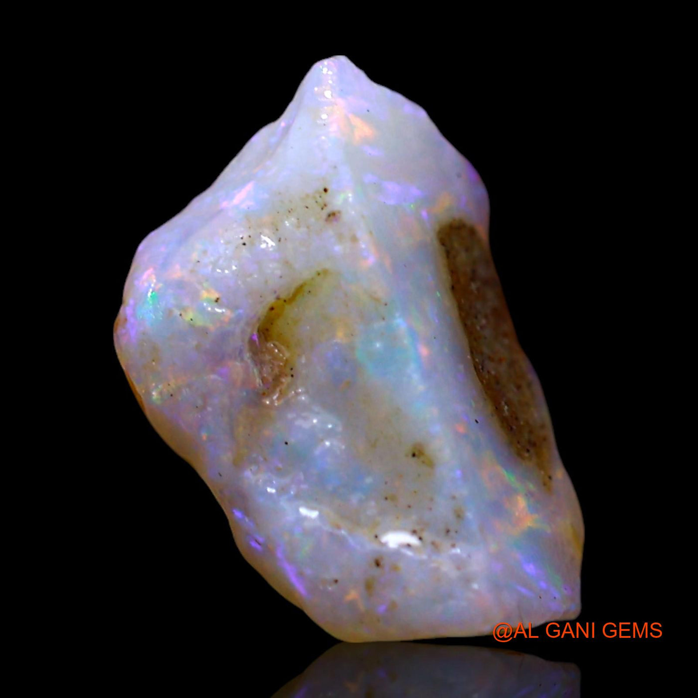 2.00 Cts Natural Australian Fire Opal Loose Gemstone Fancy Rough 10x7x6 mm RF-398