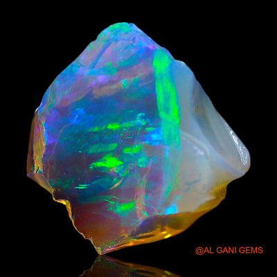 Natural Untreated Fire Opal Loose Gemstone Fancy Rough From Australia 2.00 Cts 9x8x5 mm RF-399