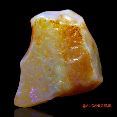 6.00 Cts Natural Australian Fire Opal Loose Gemstone Fancy Rough 13x13x5 mm RF-39