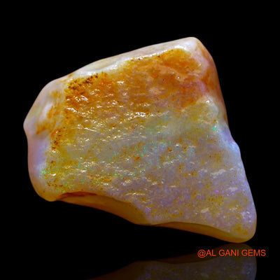 6.00 Cts Natural Australian Fire Opal Loose Gemstone Fancy Rough 13x13x5 mm RF-39
