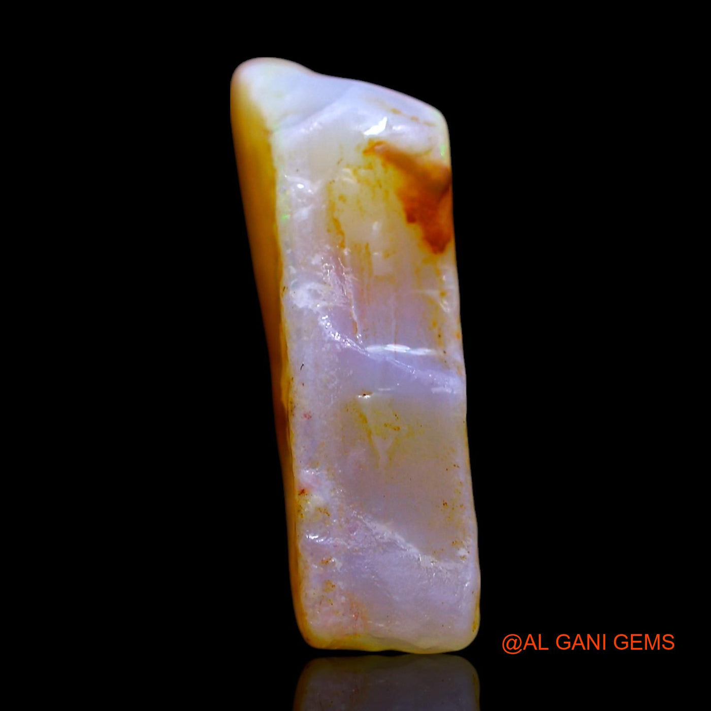 6.00 Cts Natural Australian Fire Opal Loose Gemstone Fancy Rough 13x13x5 mm RF-39
