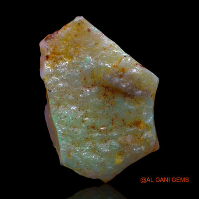 7.00 Cts Natural Australian Fire Opal Loose Gemstone Fancy Rough 22x17x3 mm RF-3