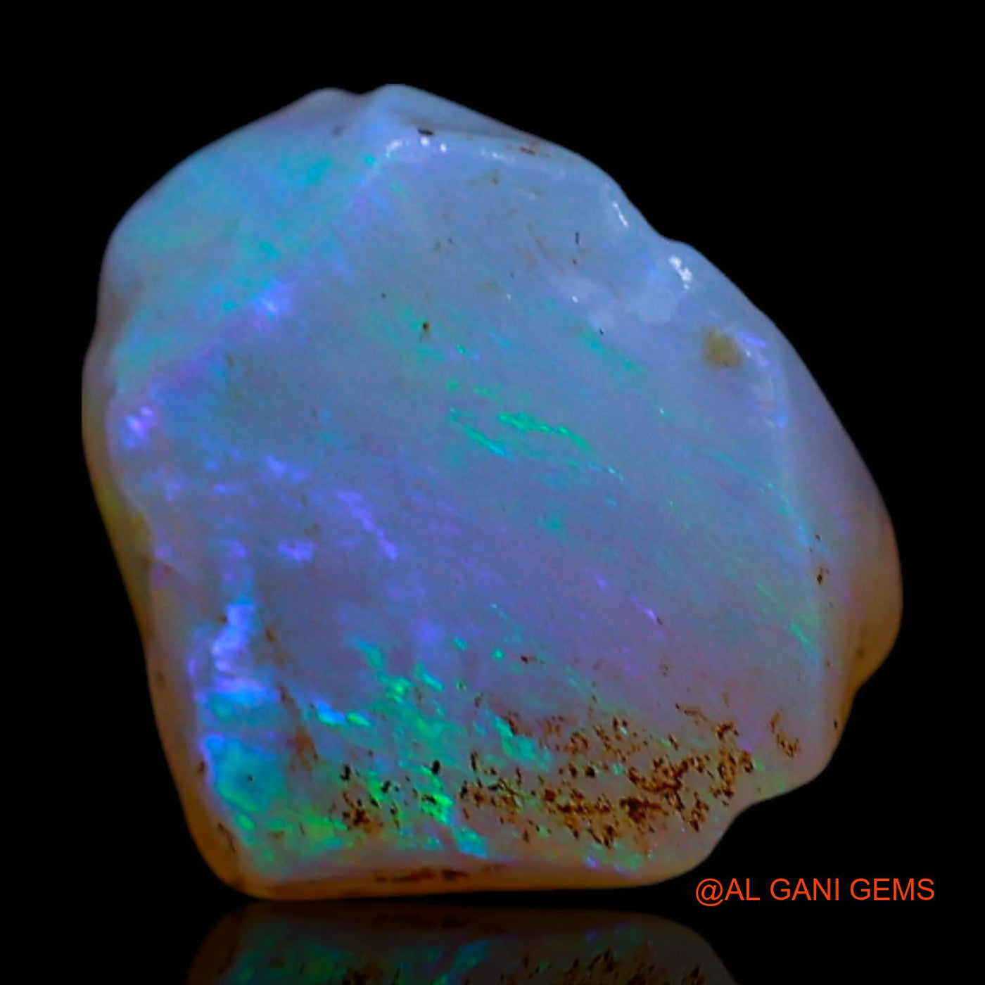 Natural Fire Opal Gemstone 2.50 Cts Loose Fancy Rough From Australia 8x7x7 mm RF-400