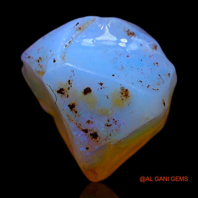 Natural Fire Opal Gemstone 2.50 Cts Loose Fancy Rough From Australia 8x7x7 mm RF-400