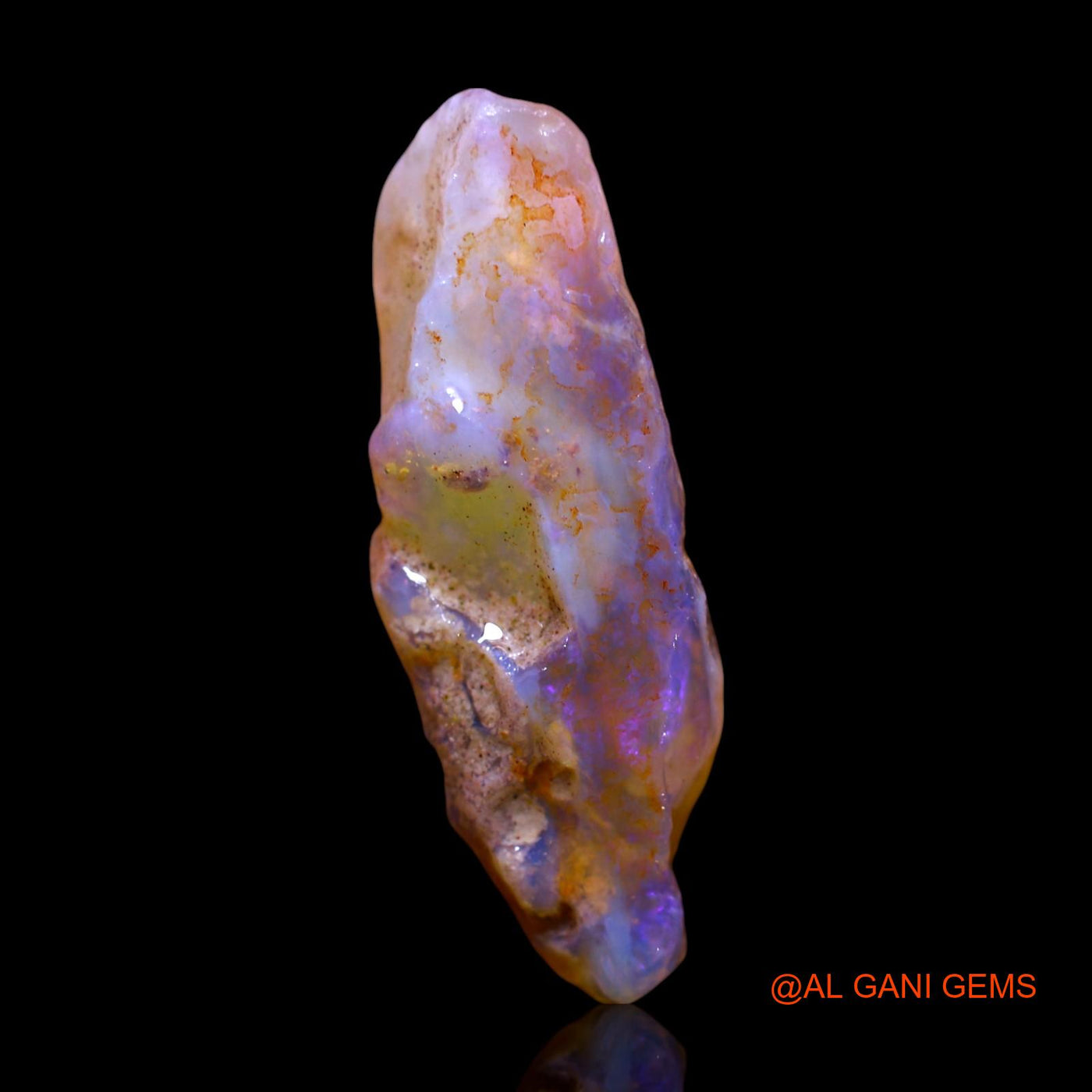13.00 Cts Unheated Australian Fire Opal Loose Gemstone Fancy Rough Natural 29x10x9 mm RF-402