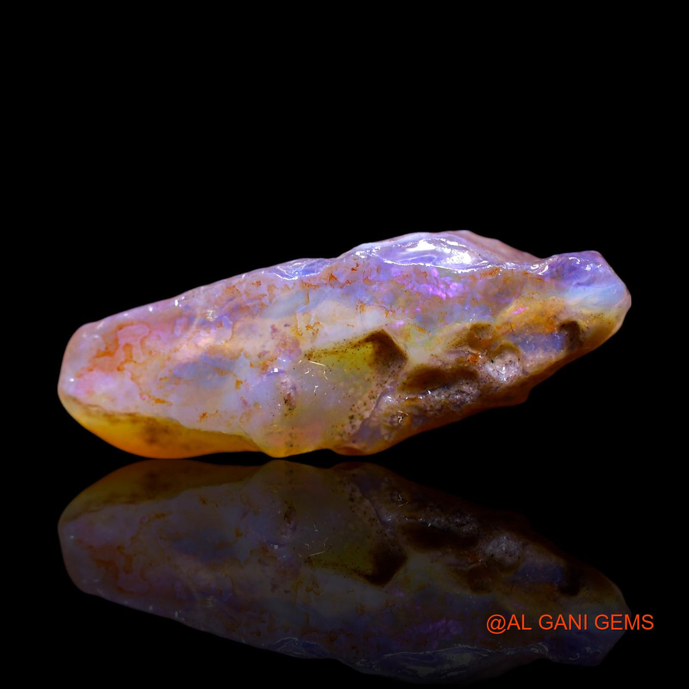 13.00 Cts Unheated Australian Fire Opal Loose Gemstone Fancy Rough Natural 29x10x9 mm RF-402