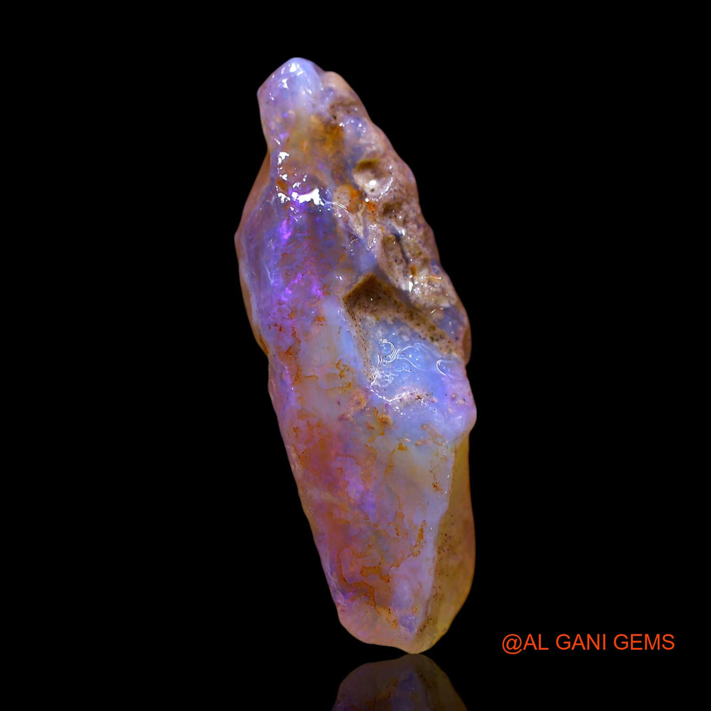 13.00 Cts Unheated Australian Fire Opal Loose Gemstone Fancy Rough Natural 29x10x9 mm RF-402