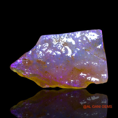 Natural Untreated Fire Opal Loose Gemstone Fancy Rough From Australia 5.00 Cts 21x12x3 mm RF-406