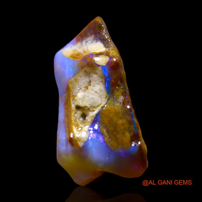 Natural Untreated Fire Opal Loose Gemstone Fancy Rough From Australia 6.00 Cts 16x12x8 mm RF-415