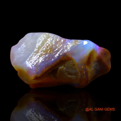 Natural Untreated Fire Opal Loose Gemstone Fancy Rough From Australia 6.00 Cts 16x12x8 mm RF-415