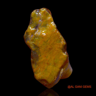 Natural Untreated Fire Opal Loose Gemstone Fancy Rough From Australia 6.00 Cts 16x12x8 mm RF-415