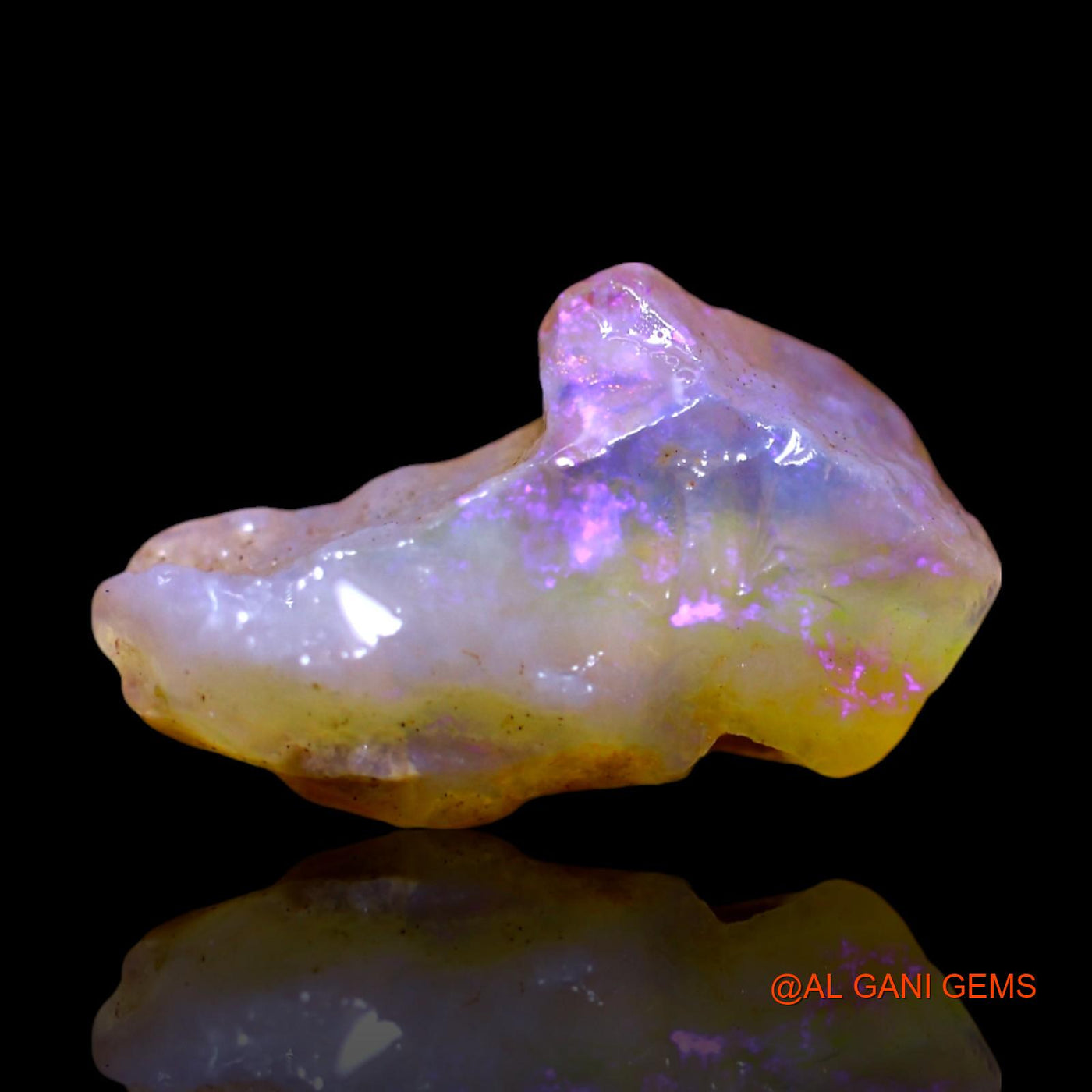 6.00 Cts Unheated Australian Fire Opal Loose Gemstone Fancy Rough Natural 18x10x7 mm RF-418