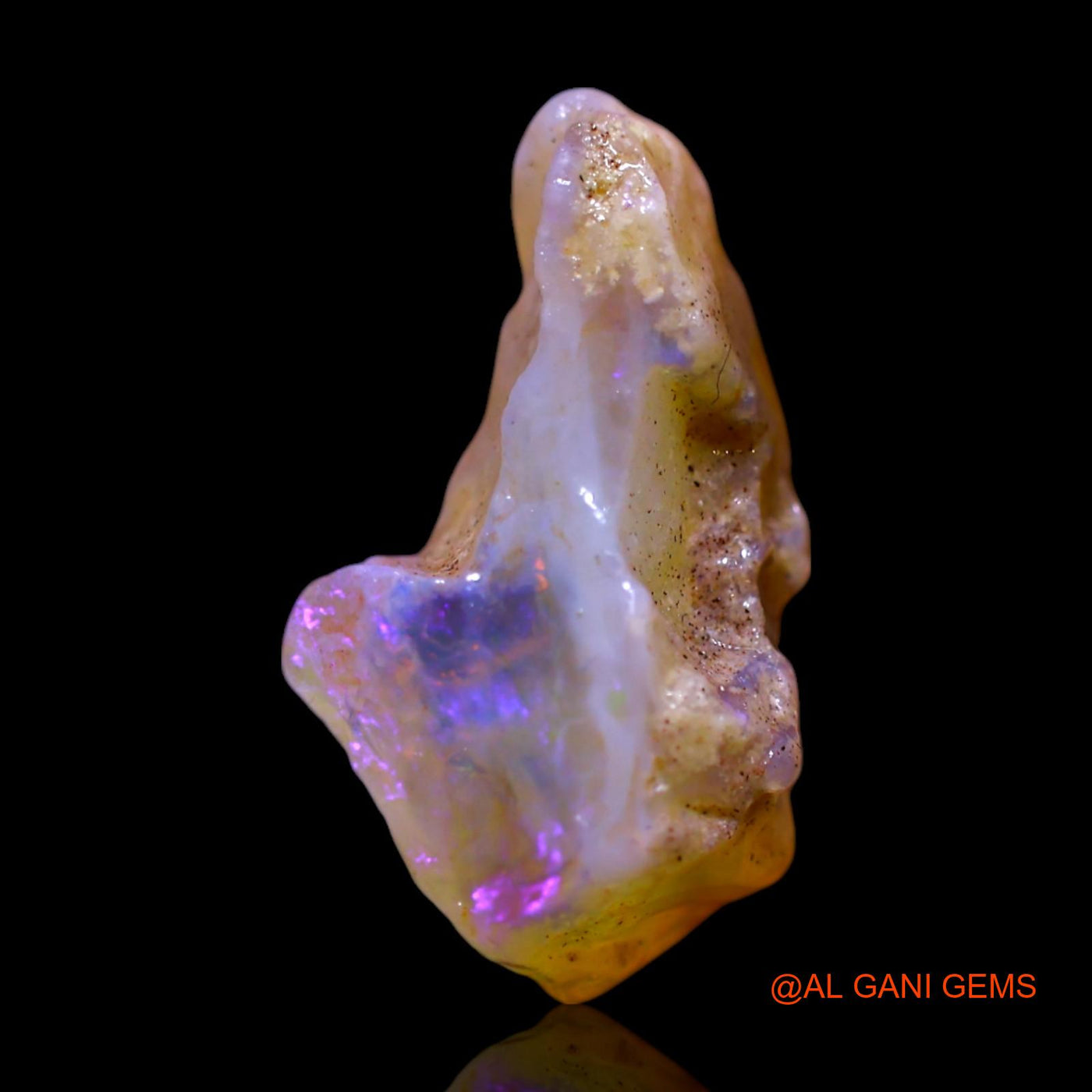 6.00 Cts Unheated Australian Fire Opal Loose Gemstone Fancy Rough Natural 18x10x7 mm RF-418
