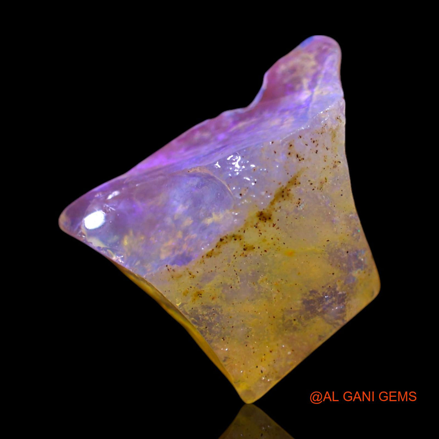 5.00 Cts Natural Australian Fire Opal Fancy Rough Loose Gemstone For Jewelry 15x12x6 mm RF-419