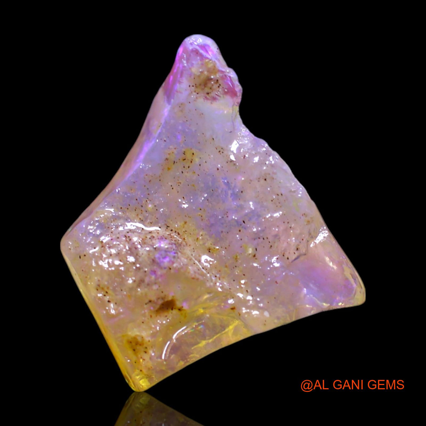 5.00 Cts Natural Australian Fire Opal Fancy Rough Loose Gemstone For Jewelry 15x12x6 mm RF-419