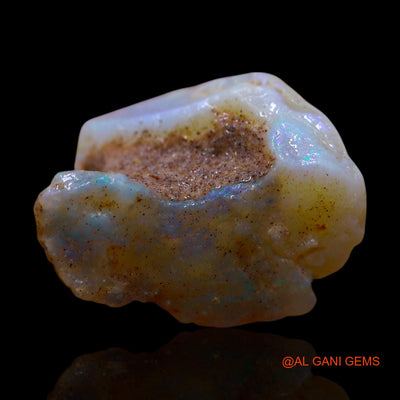 Natural Untreated Fire Opal Loose Gemstone Fancy Rough From Australia 6.00 Cts 15x12x9 mm RF-41