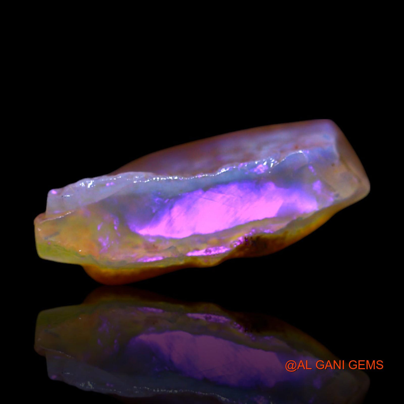 5.00 Cts Natural Australian Fire Opal Fancy Rough Loose Gemstone For Jewelry 14x12x5 mm RF-420