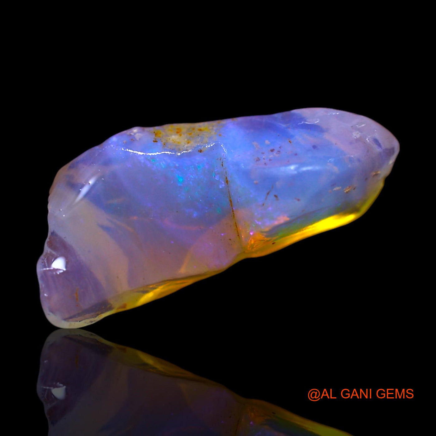 4.00 Cts Unheated Australian Fire Opal Loose Gemstone Fancy Rough Natural 19x8x6 mm RF-423