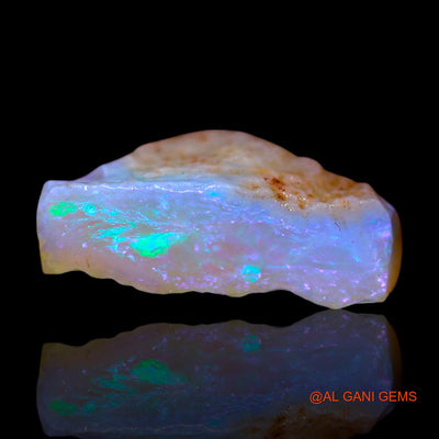 Natural Untreated Fire Opal Loose Gemstone Fancy Rough From Australia 5.00 Cts 16x10x5 mm RF-425