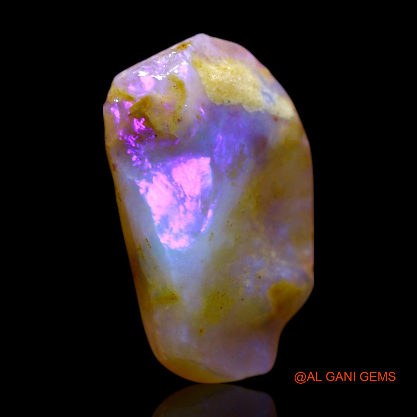 3.00 Cts Natural Australian Fire Opal Loose Gemstone Fancy Rough 15x9x4 mm RF-437
