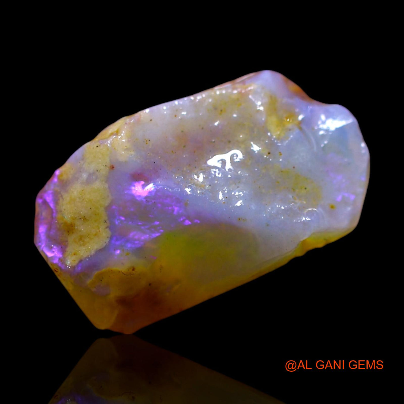 3.00 Cts Natural Australian Fire Opal Loose Gemstone Fancy Rough 15x9x4 mm RF-437