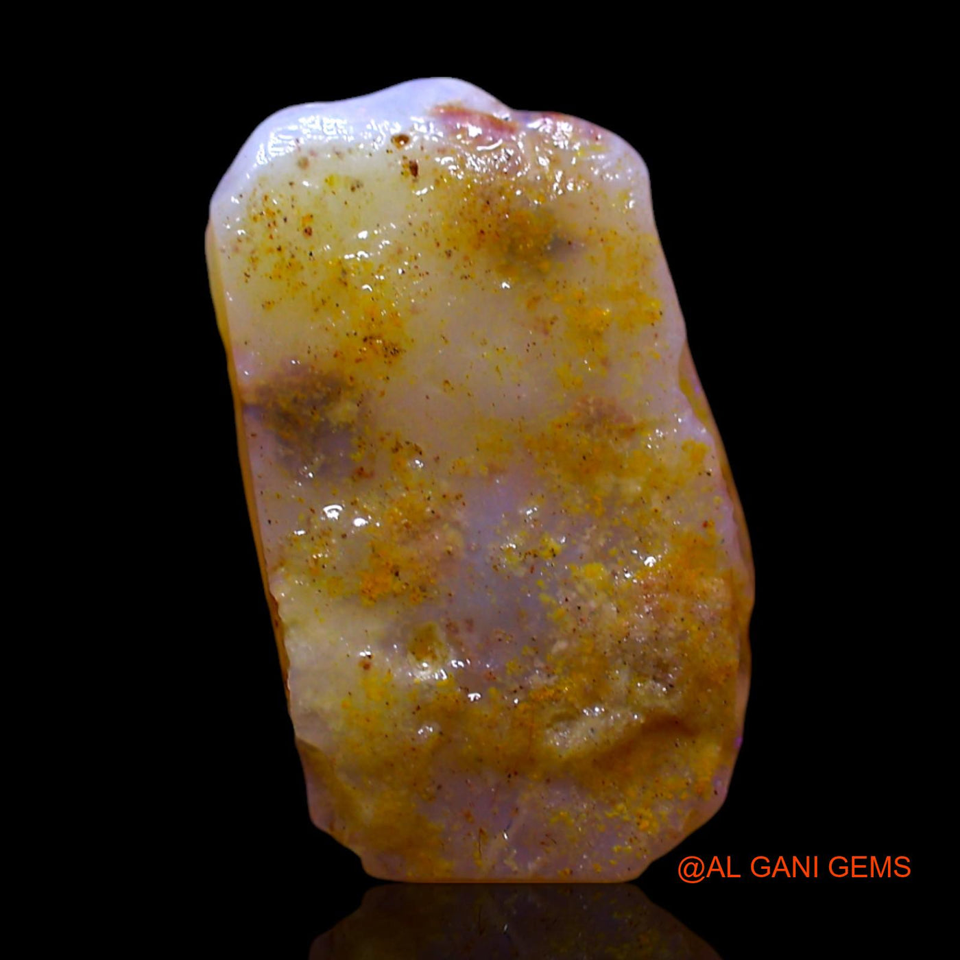 3.00 Cts Natural Australian Fire Opal Loose Gemstone Fancy Rough 15x9x4 mm RF-437