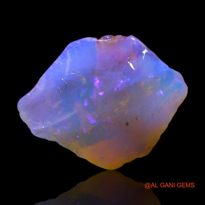 Natural Fire Opal Gemstone 4.00 Cts Loose Fancy Rough From Australia 15x12x4 mm RF-438