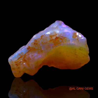 3.00 Cts Natural Australian Fire Opal Loose Gemstone Fancy Rough 17x11x5 mm RF-441