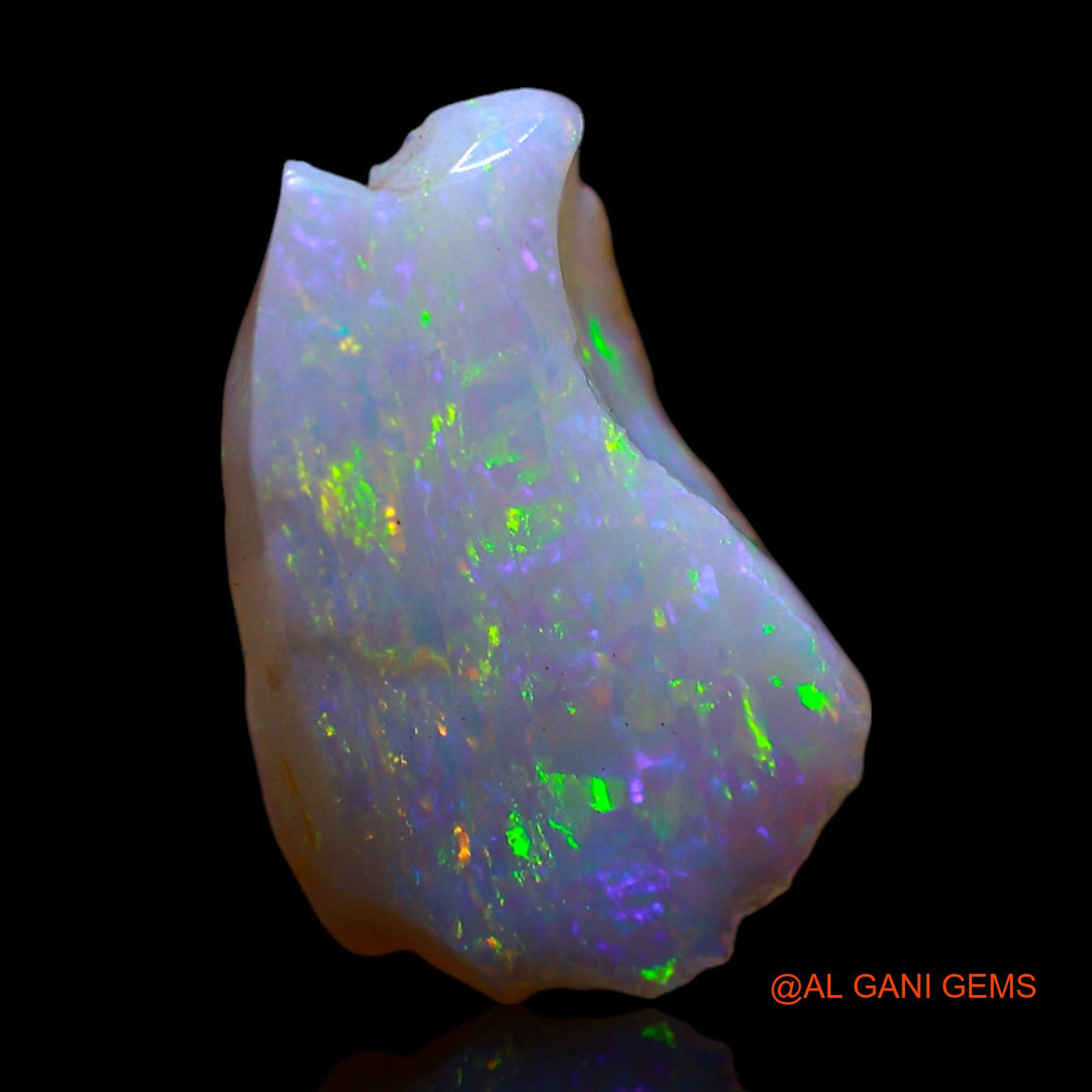 3.00 Cts Unheated Australian Fire Opal Loose Gemstone Fancy Rough Natural 14x9x5 mm RF-442