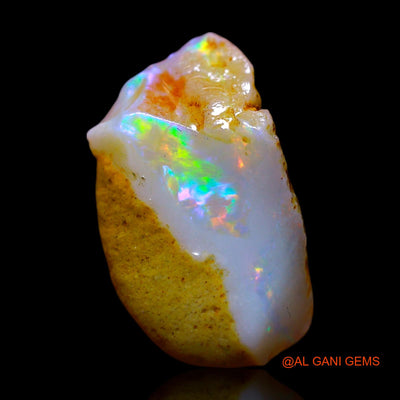 4.00 Cts Natural Australian Fire Opal Loose Gemstone Fancy Rough 15x9x7 mm RF-443
