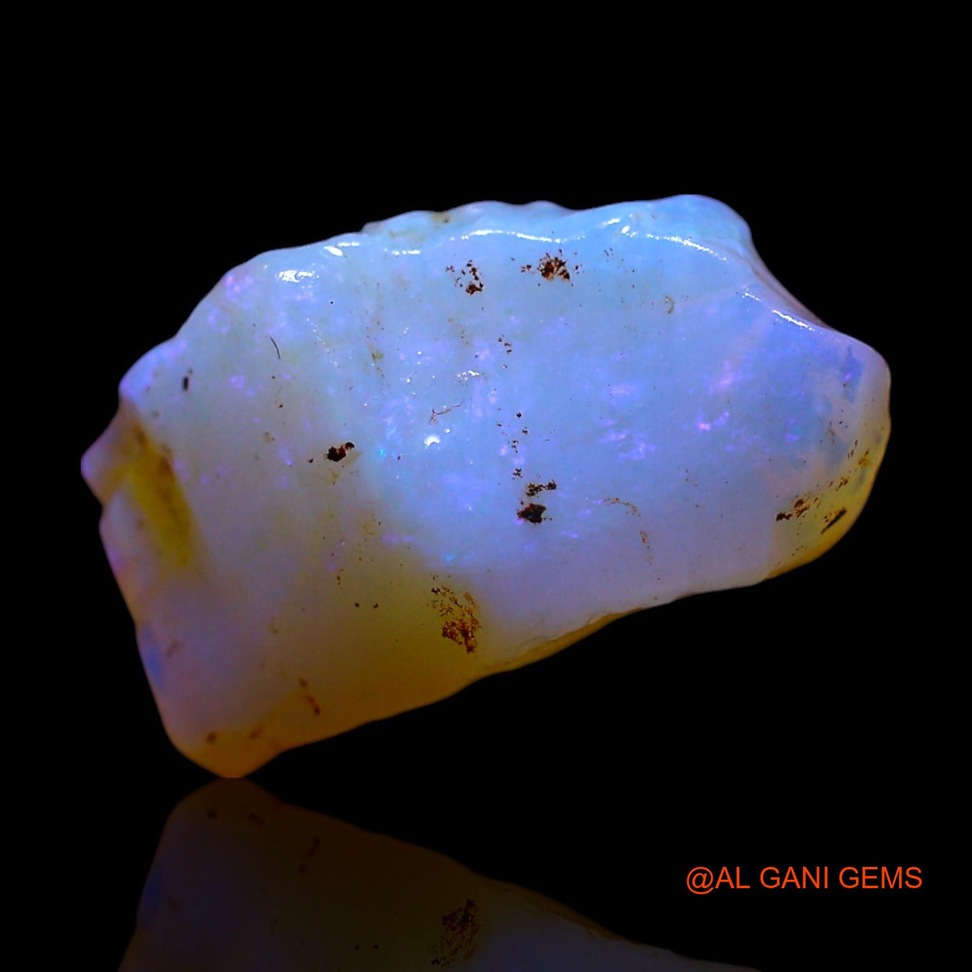 4.00 Cts Natural Australian Fire Opal Loose Gemstone Fancy Rough 15x8x5 mm RF-444
