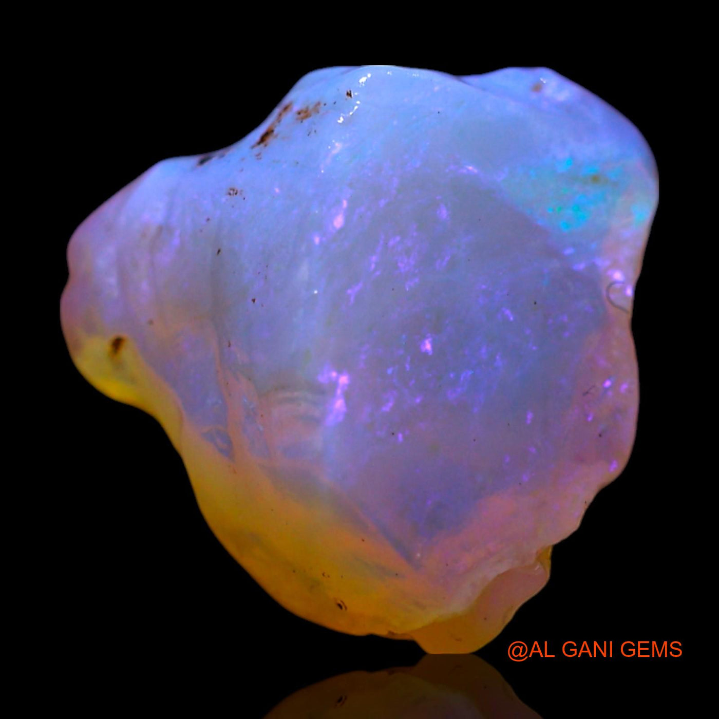 5.00 Cts Unheated Australian Fire Opal Loose Gemstone Fancy Rough Natural 13x12x7 mm RF-447