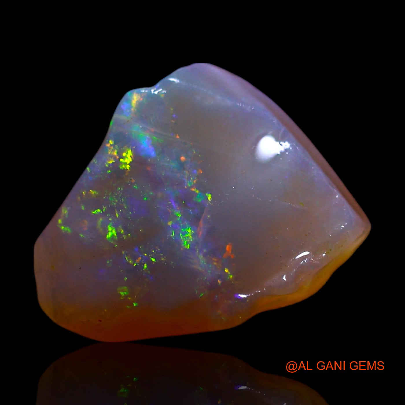 4.00 Cts Natural Australian Fire Opal Fancy Rough Loose Gemstone For Jewelry 14x10x5 mm RF-451
