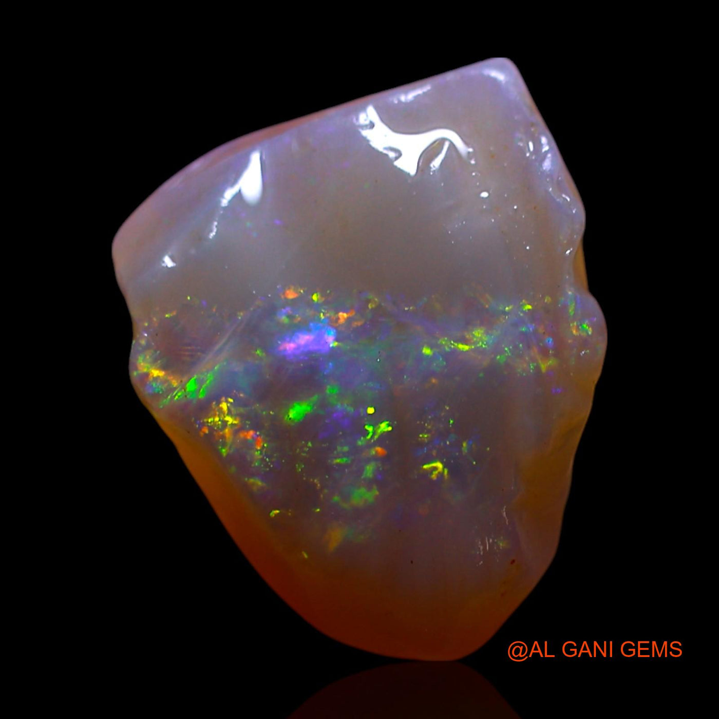 4.00 Cts Natural Australian Fire Opal Fancy Rough Loose Gemstone For Jewelry 14x10x5 mm RF-451