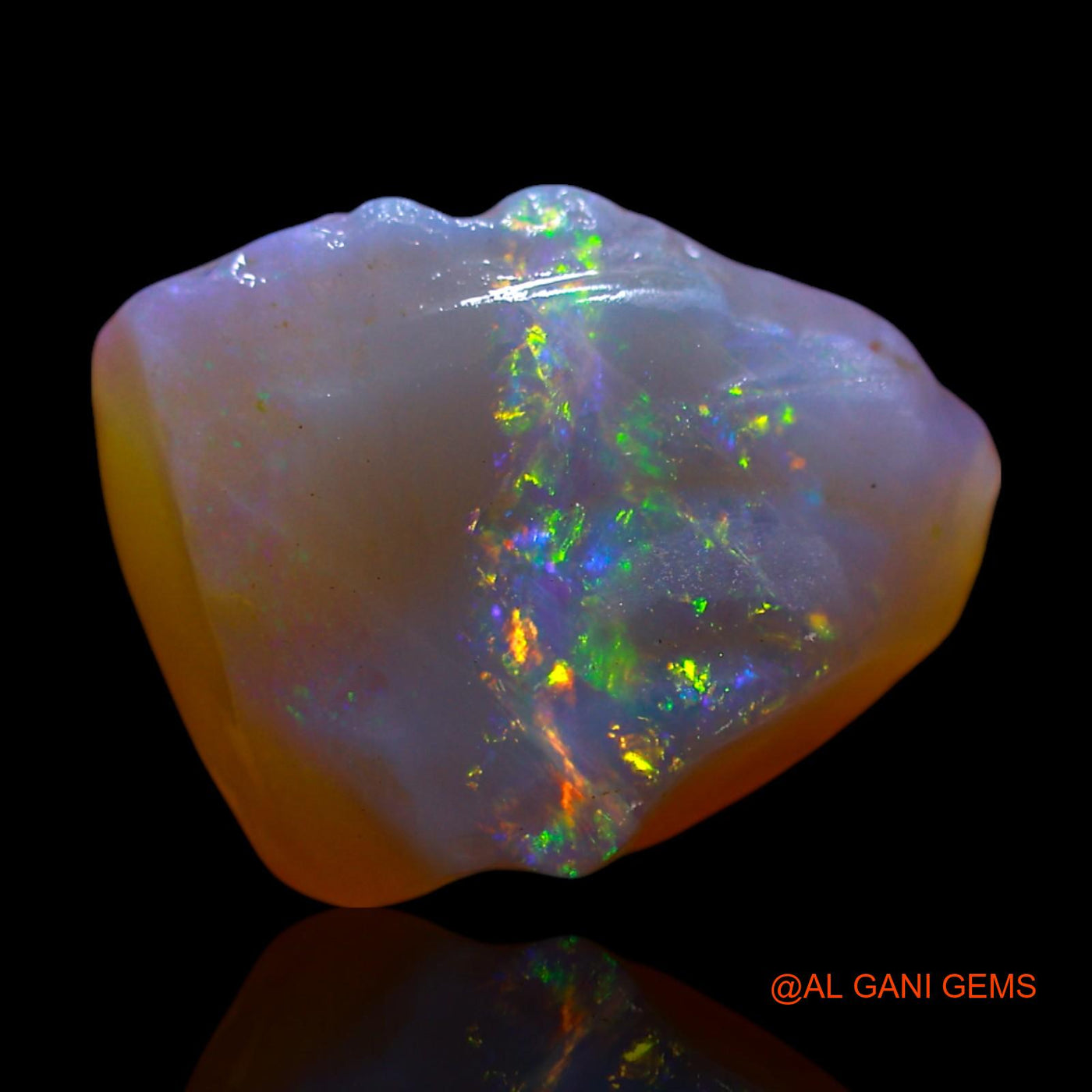 4.00 Cts Natural Australian Fire Opal Fancy Rough Loose Gemstone For Jewelry 14x10x5 mm RF-451