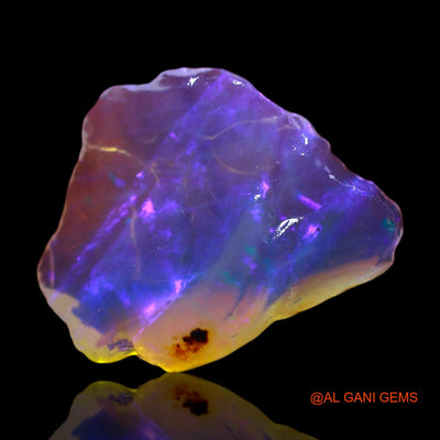 2.00 Cts Natural Australian Fire Opal Loose Gemstone Fancy Rough 14x12x3 mm RF-453