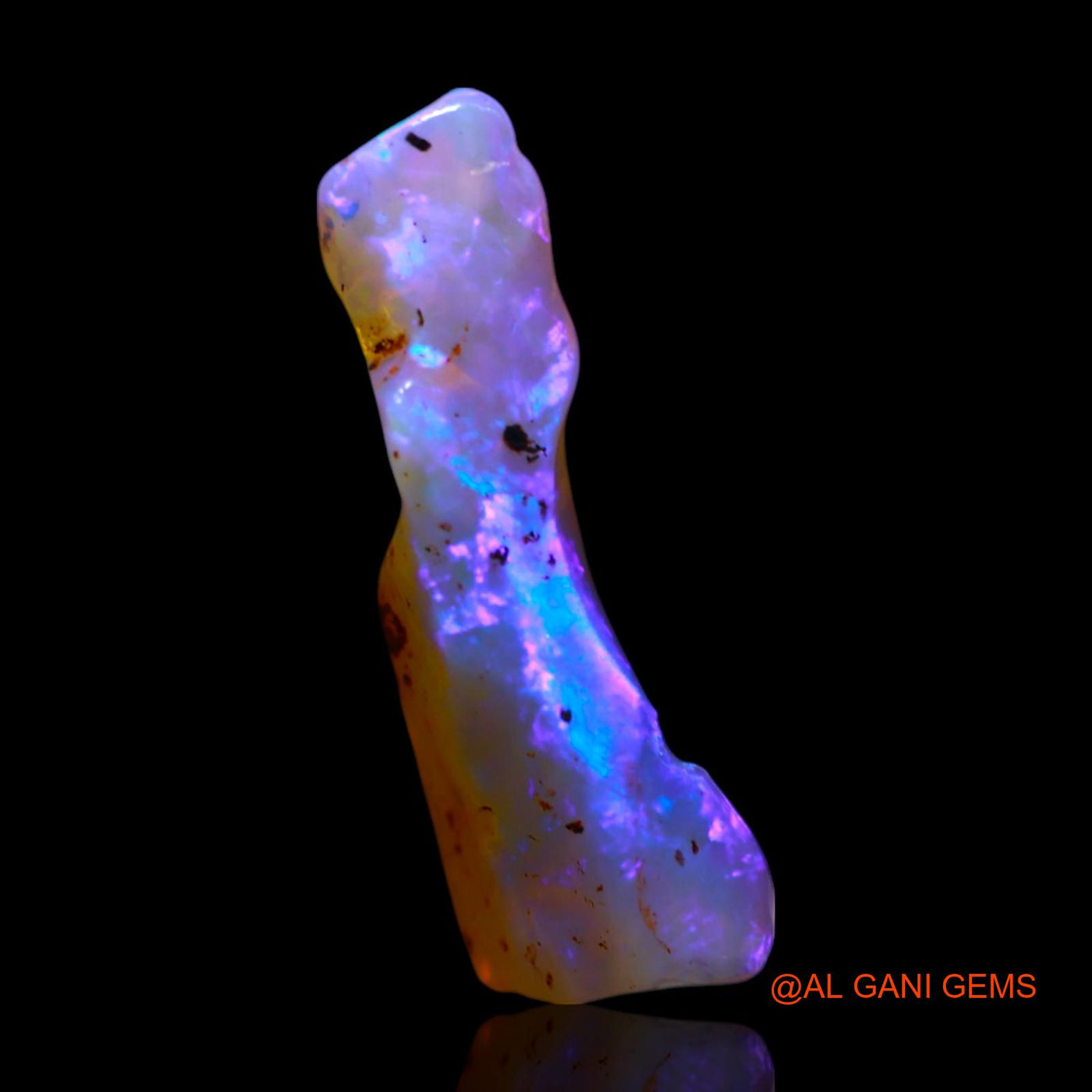 2.00 Cts Natural Australian Fire Opal Loose Gemstone Fancy Rough 17x6x4 mm RF-454