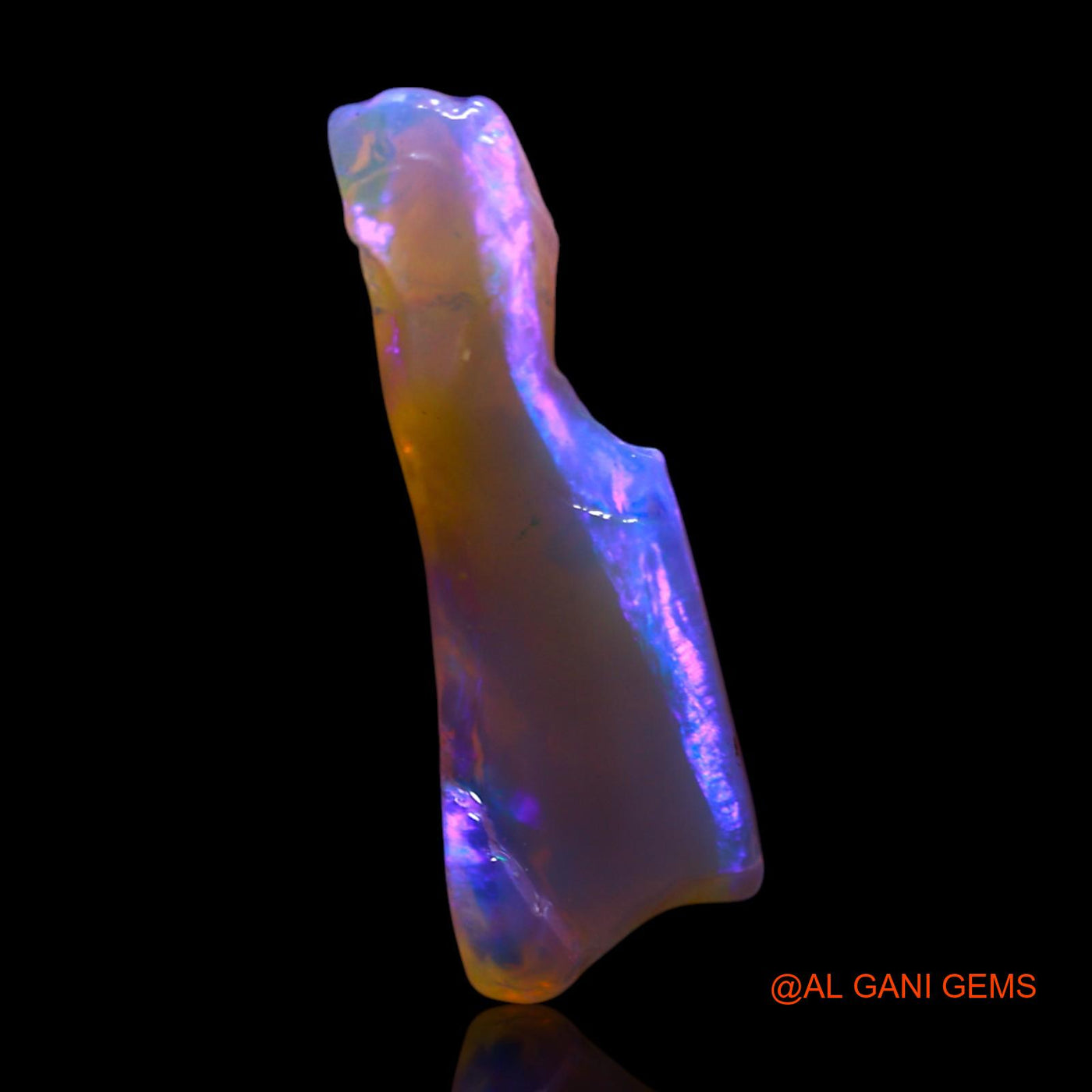 2.00 Cts Natural Australian Fire Opal Loose Gemstone Fancy Rough 17x6x4 mm RF-454