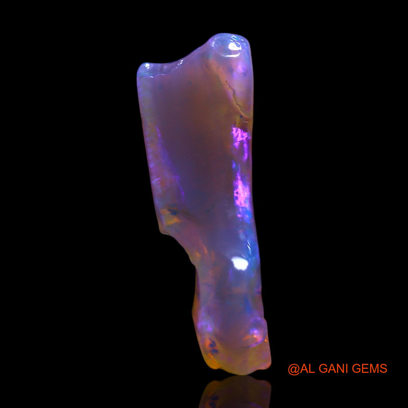 2.00 Cts Natural Australian Fire Opal Loose Gemstone Fancy Rough 17x6x4 mm RF-454