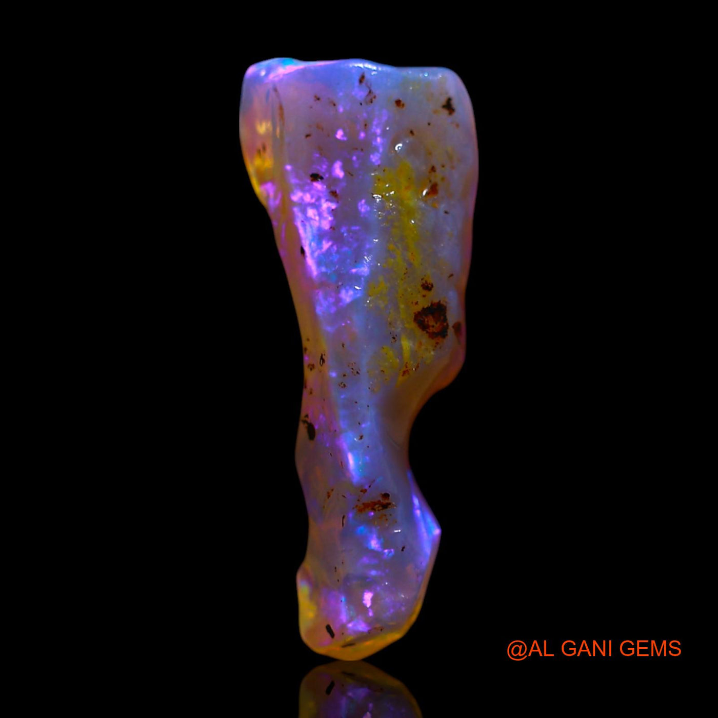 2.00 Cts Natural Australian Fire Opal Loose Gemstone Fancy Rough 17x6x4 mm RF-454
