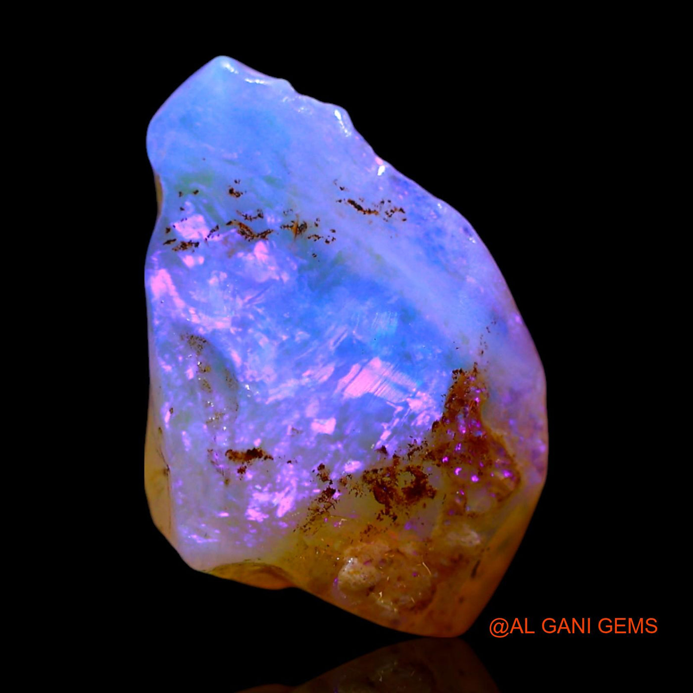 4.00 Cts Unheated Australian Fire Opal Loose Gemstone Fancy Rough Natural 15x10x5 mm RF-455