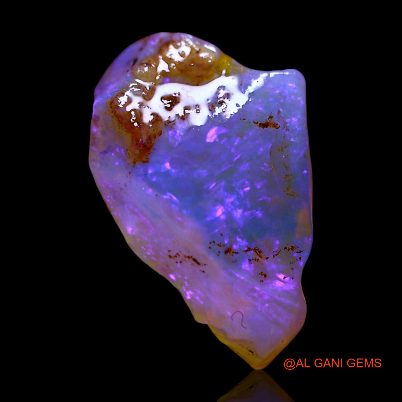 4.00 Cts Unheated Australian Fire Opal Loose Gemstone Fancy Rough Natural 15x10x5 mm RF-455