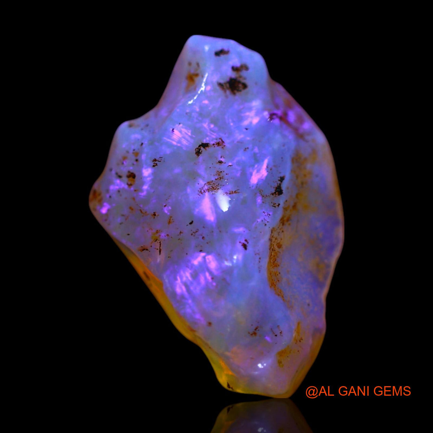 4.00 Cts Unheated Australian Fire Opal Loose Gemstone Fancy Rough Natural 15x10x5 mm RF-455