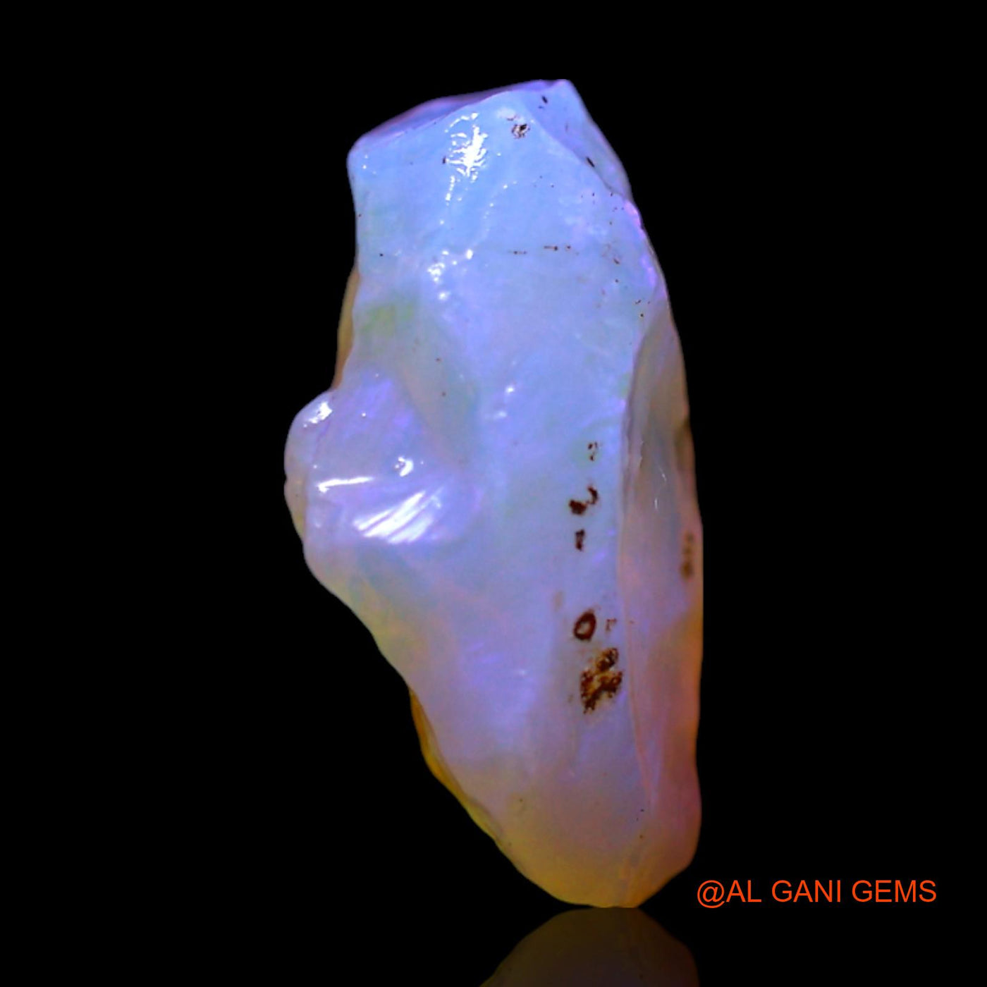 Natural Untreated Fire Opal Loose Gemstone Fancy Rough From Australia 4.00 Cts 14x8x6 mm RF-464