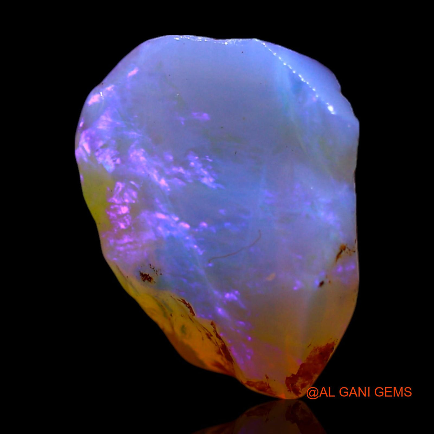 4.00 Cts Natural Australian Fire Opal Loose Gemstone Fancy Rough 14x10x7 mm RF-466