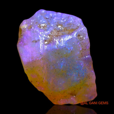 Natural Fire Opal Gemstone 4.00 Cts Loose Fancy Rough From Australia 15x9x7 mm RF-467